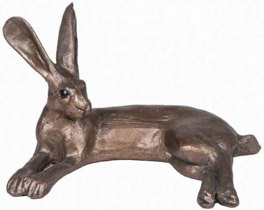 Photo of Honey the Hare Bronze Sculpture Frith