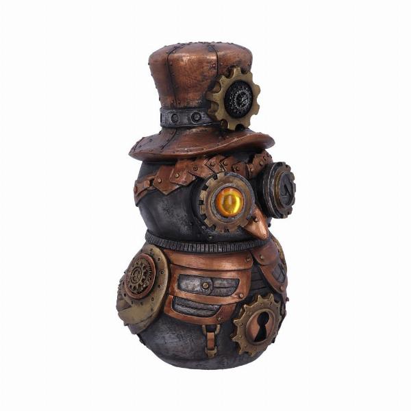 Photo #1 of product D5413T1 - Hootle 22.7cm Steampunk Owl with Top Hat Figurine
