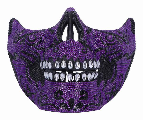 Photo #3 of product D7112B25 - Fancy Dress Jewelled Masquerade Mask Cosplay (Purple)