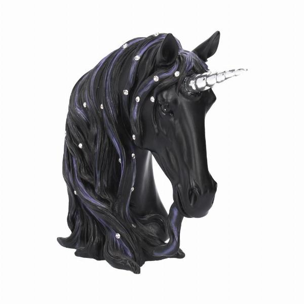 Photo #2 of product B1104D5 - Nemesis Now Jewelled Midnight Small Figurine Black Unicorn Ornament