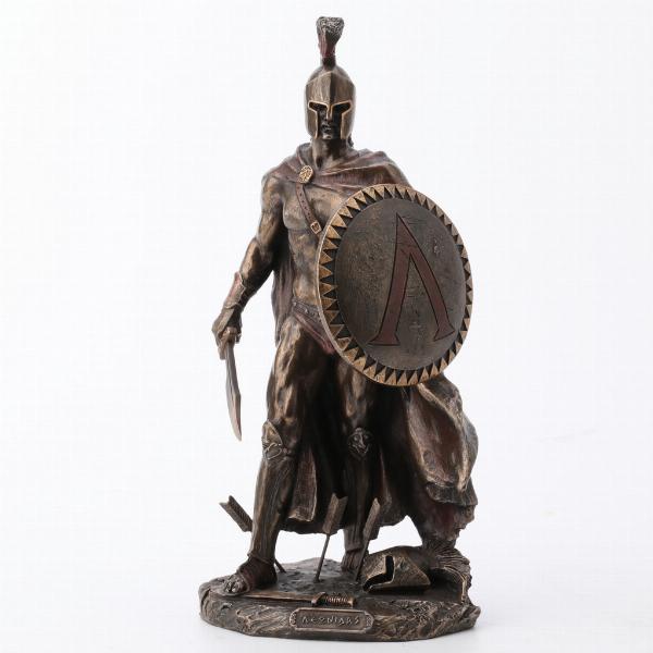 Leonidas King of Sparta Bronze Figurine 25 Cm | Bronze Gifts