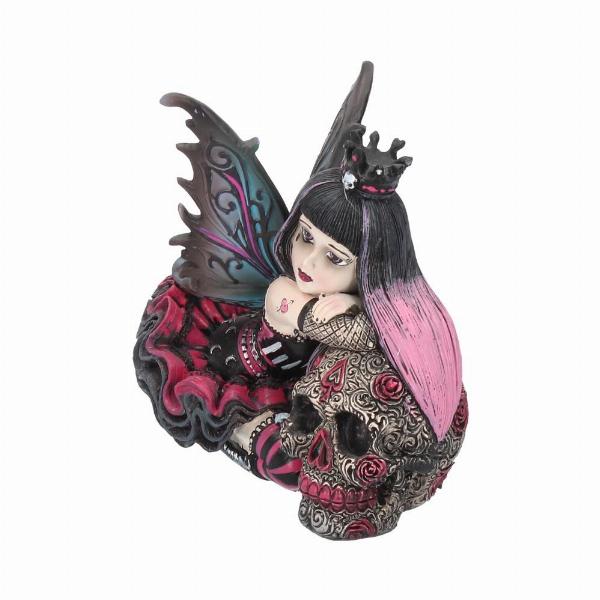 Photo #2 of product B2771G6 - Little Shadows Lolita Figurine Gothic Fairy and Sugar Skull Ornament