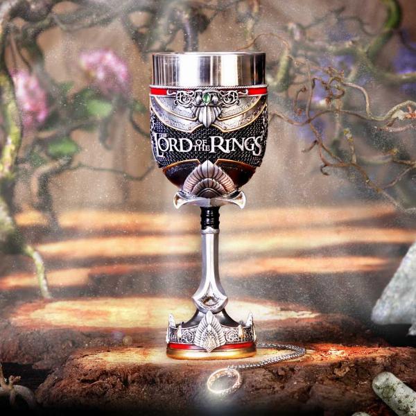 Photo #5 of product B5874V2 - Officially Licensed Lord of the Rings Aragorn Goblet 19.5cm