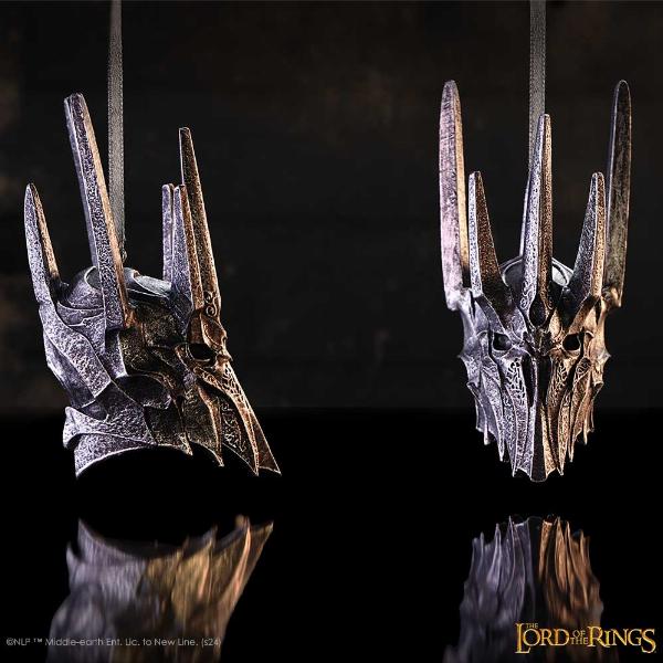 Photo #5 of product B6626B24 - Lord of the Rings Helm of Sauron Head Hanging Ornament