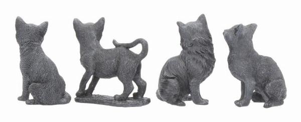 Photo #4 of product U4207M8 - Adorable Lucky Black Cats 9cm Figures (Display of 24)