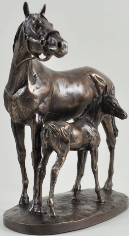 Photo of Mare and Foal Horse Figurine (David Geenty)