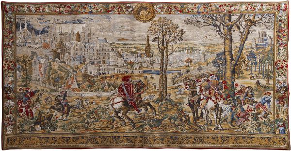 Phot of The Hunts of Maximilian Month of March Wall Tapestry