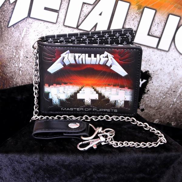 Photo #5 of product B4684N9 - Metallica Master of Puppets Album Wallet with Chain