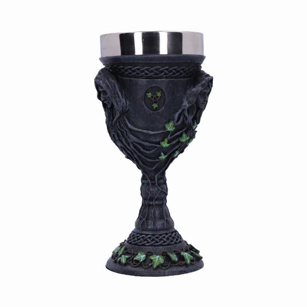 Photo #4 of product NOW119S - Mother Maiden and Crone Chalice Bronze Triple Goddess Wine Glass
