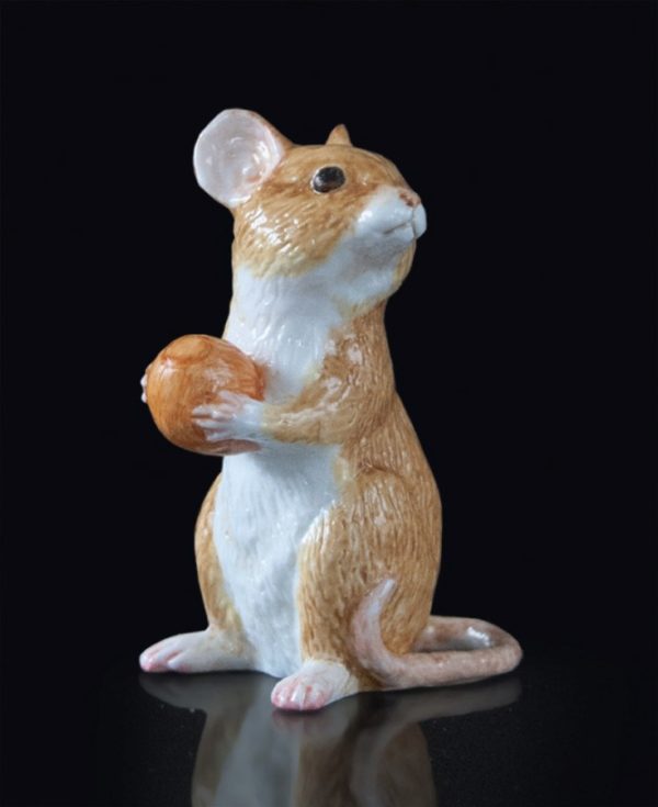 Photo of Mouse Hand Painted Fine Bone China Miniature Figurine