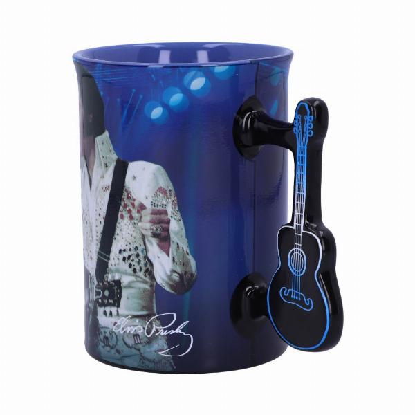 Photo #2 of product C5229S0 - Elvis The King of Rock and Roll Blue Mug