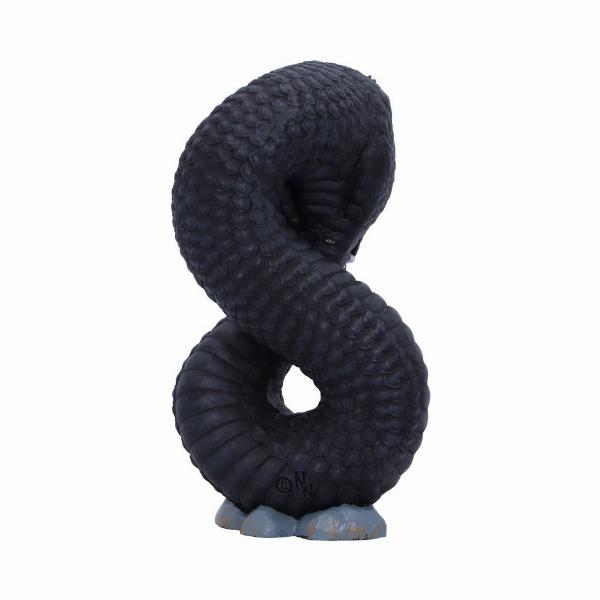 Photo #4 of product B5941V2 - Ouroboros Occult Snake Figurine 9.6cm