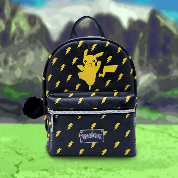 Photo #2 of product C6808B24 - Pokmon Pikachu Lighting Backpack in Black