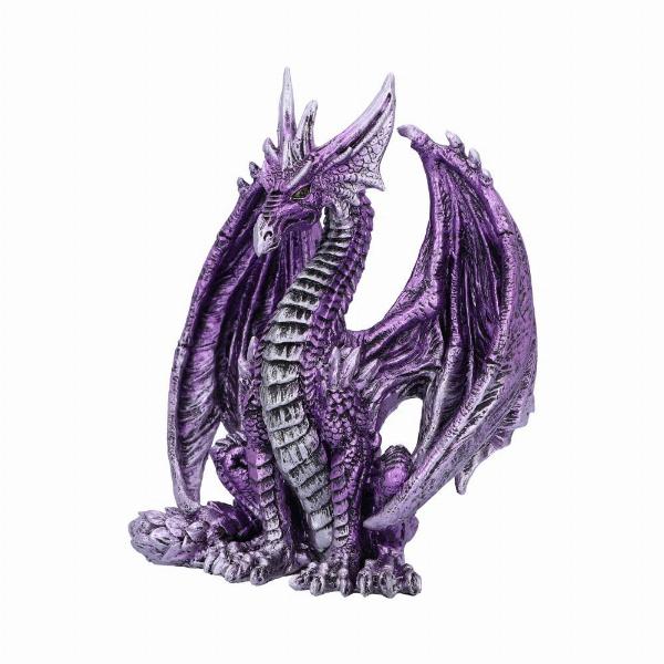 Photo #2 of product U6178W2 - Porfirio Purple Dragon Figurine 17.7cm