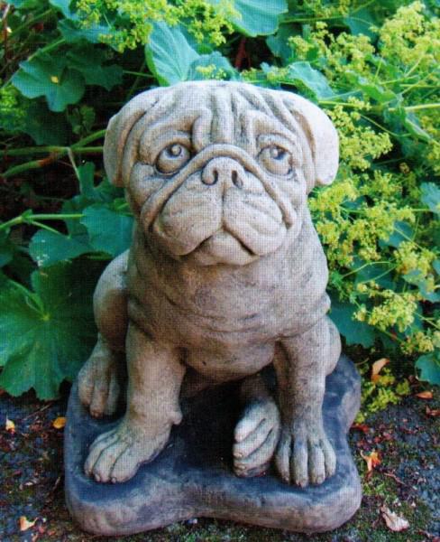 Photo of Pug Dog Stone Statue