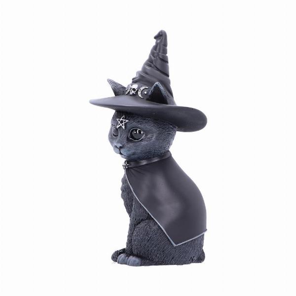 Photo #2 of product B5238S0 - Purrah Witches Hat Occult Cat Figurine