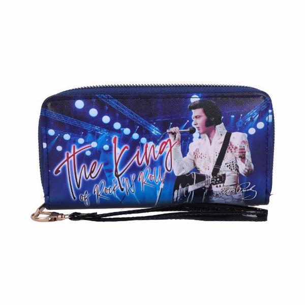 Photo #1 of product C5377S0 - Elvis The King of Rock and Roll Blue Womens Purse