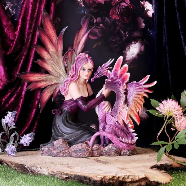 Photo #5 of product C5815U1 - Summer Fairy with Dragon Figurine 40cm