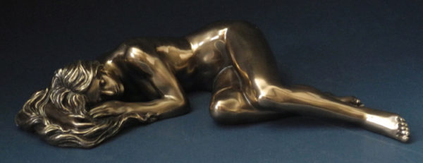 Photo of Slumber Nude Female Bronze Figurine