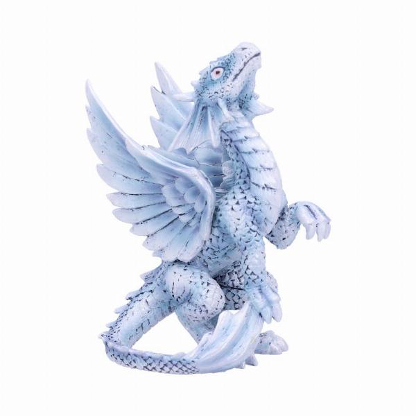Photo #5 of product D4911R0 - Anne Stokes Age of Dragons Small Silver Dragon Figurine