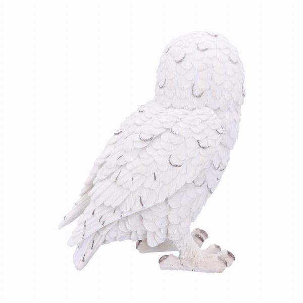Photo #3 of product U4772P9 - Snowy Watch Large White Owl Ornament