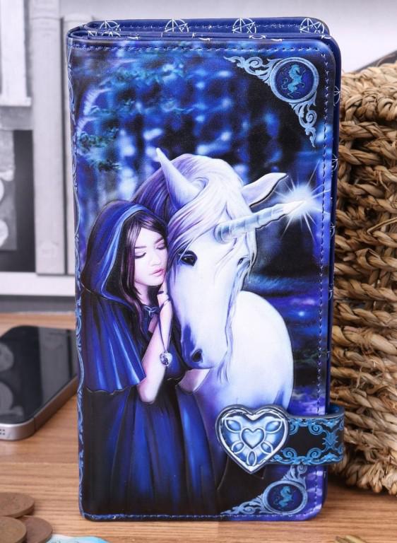 Photo of Solace Embossed Purse Unicorn (Anne Stokes) 18cm