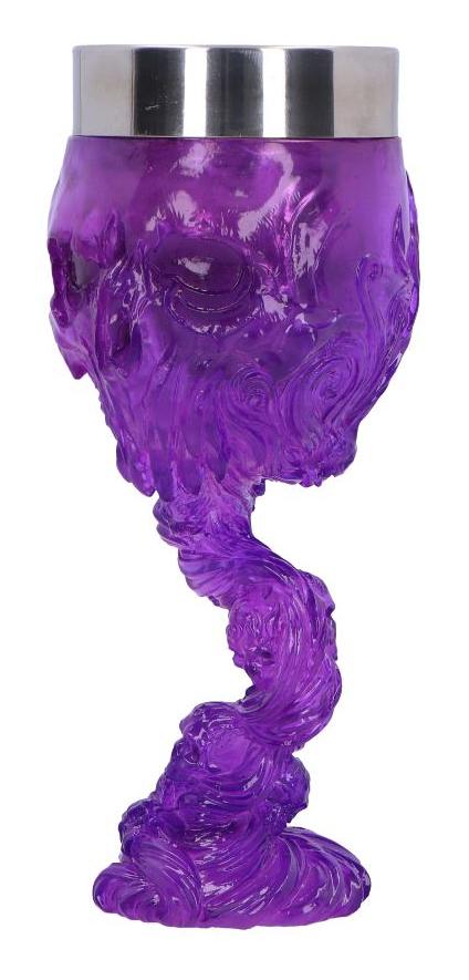 Photo #2 of product B6823B24 - Soul Spirit Clear Purple Skull Goblet