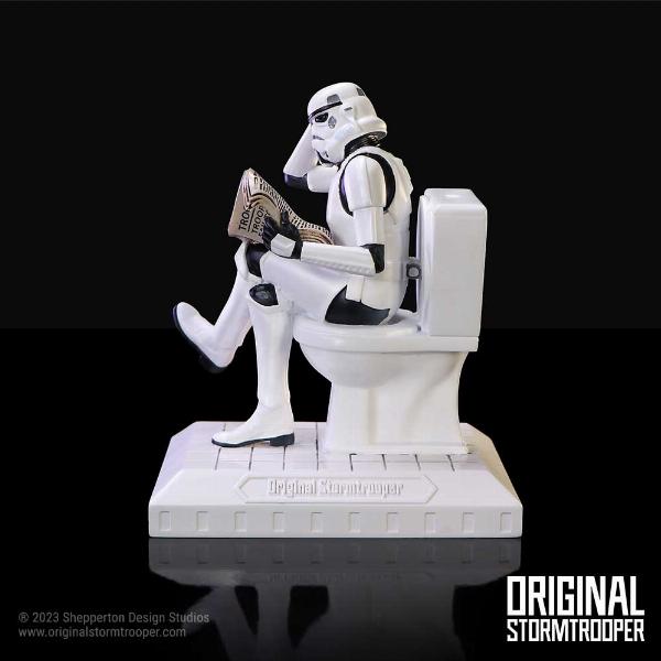 Photo #5 of product B6946A25 - Original Stormtooper Pooper Trooper on a Toilet Figurine