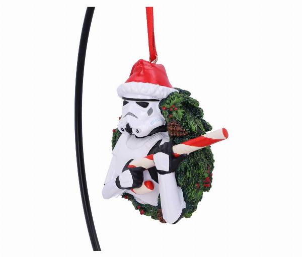 Photo #2 of product B5695U1 - Officially Licensed Stormtrooper Wreath Hanging Ornament