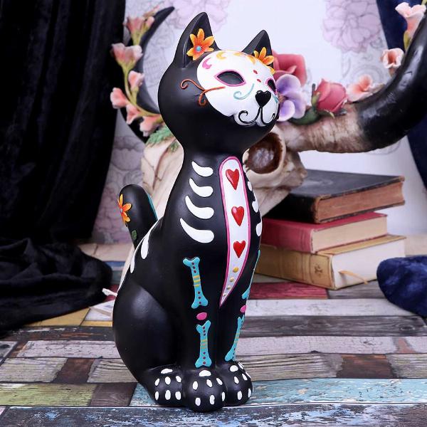 Photo #5 of product D1277D5 - Sugar Puss Figurine Day of the Dead Cat Ornament