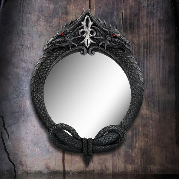 Photo #5 of product D6845C24 - The Reflector Gothic Dragon Mirror