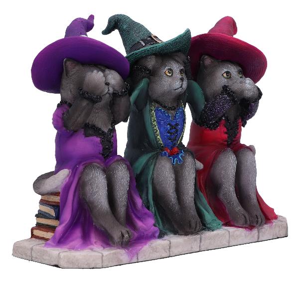 Photo #4 of product D6580Y3 - Three Wise Witchy Kittys Ornament