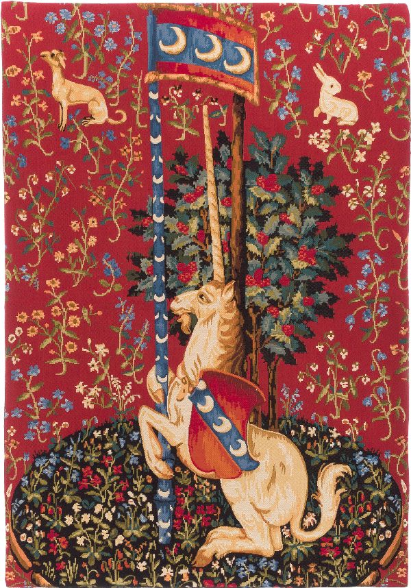 Phot of Unicorn Medieval Wall Tapestry