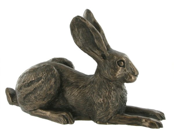 Photo of Violet Hare Bronze Sculpture (Harriet Glen)