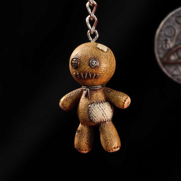Photo #5 of product U5506T1 - Pack of 12 Dark Curse Voodoo Doll Keyrings
