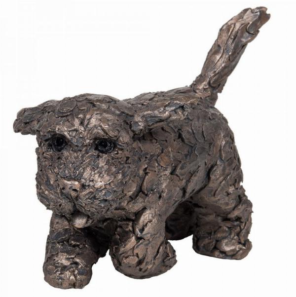 Photo of Winnie the Cockapoo Running Bronze Sculpture (Frith) 17 cm