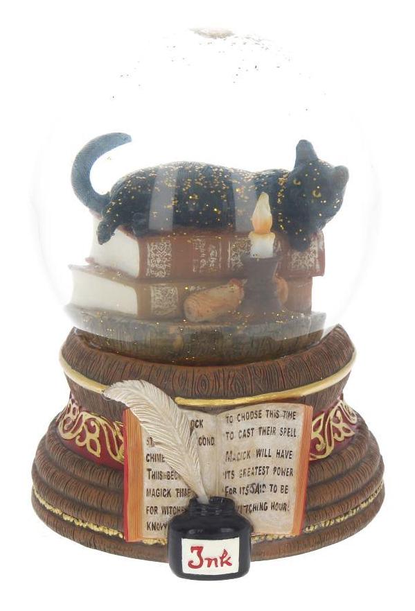 Photo #1 of product B3651J7 - Lisa Parker Witching Hour Cat Snowglobe