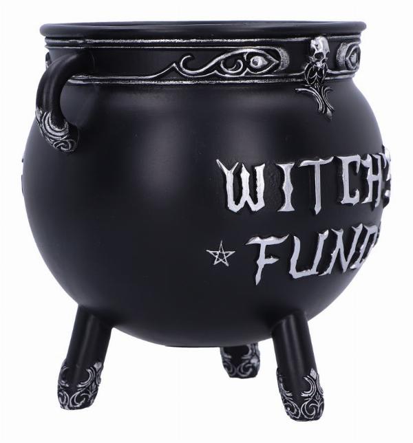 Photo #4 of product B6587Y3 - Witch's Fund Cauldron Money Box