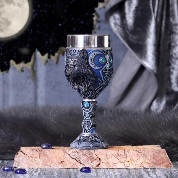 Photo #5 of product B5868V2 - Wolf Moon Goblet 19.5cm