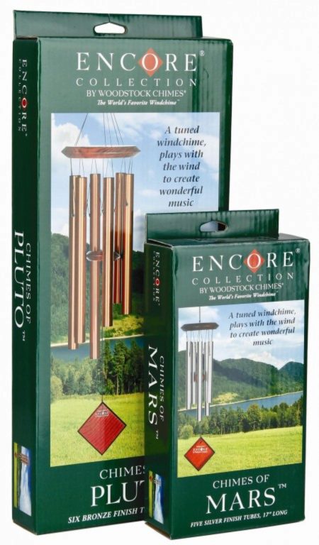 Photo of Woodstock Encore Pluto Wind Chimes (Silver)