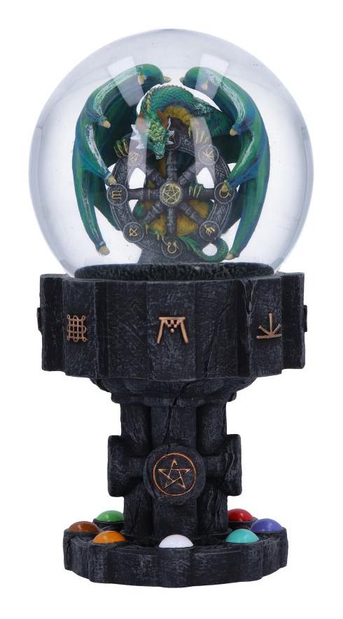 Photo #1 of product B6349X3 - Anne Stokes Year of the Magical Dragon Snow Globe 18.5cm