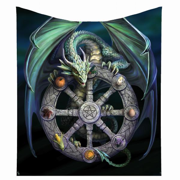Photo #1 of product B5788U1 - Anne Stokes Year of the Magical Dragon Throw 160m