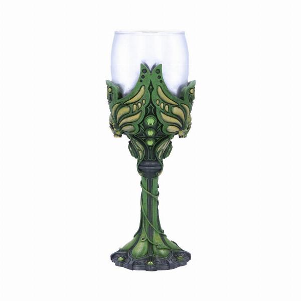 Photo #2 of product B5147R0 - Absinthe La Fee Verte Green Goblet Wine Glass