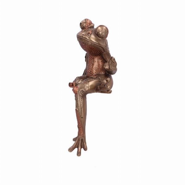 Photo #2 of product D5836U1 - Steampunk Bronze Frog Figurine 30.5cm