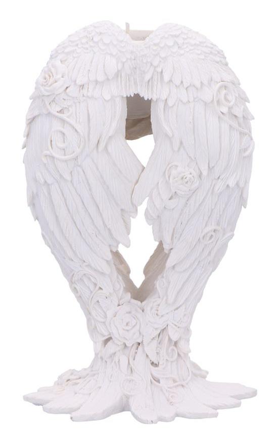 Photo #3 of product B6615B24 - Floral Angel Wings Tea Light Candle Holder