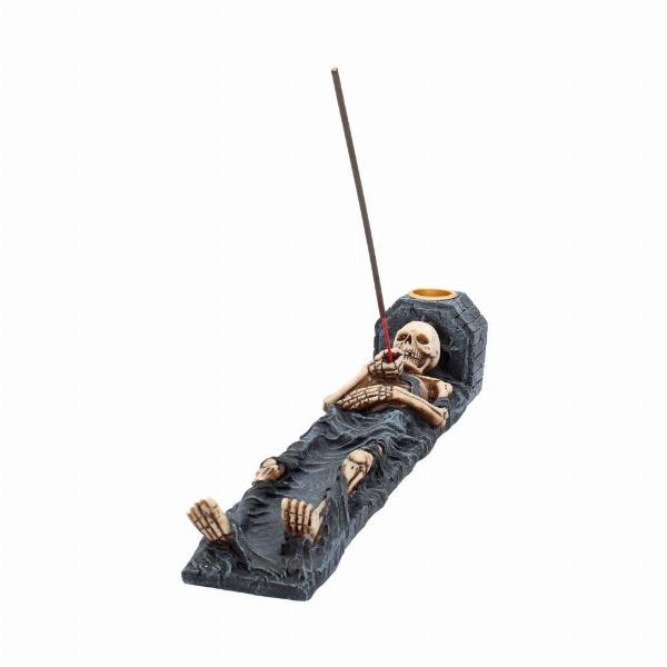 Photo #2 of product D2916H7 - Ashes to Ashes Crypt Skeleton Incense Stick Holder
