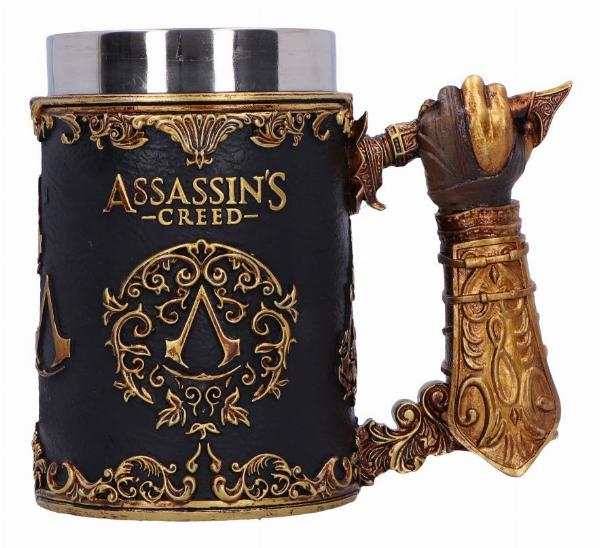 Photo #1 of product B6643B24 - Assassin's Creed Through the Ages Black and Gold Tankard