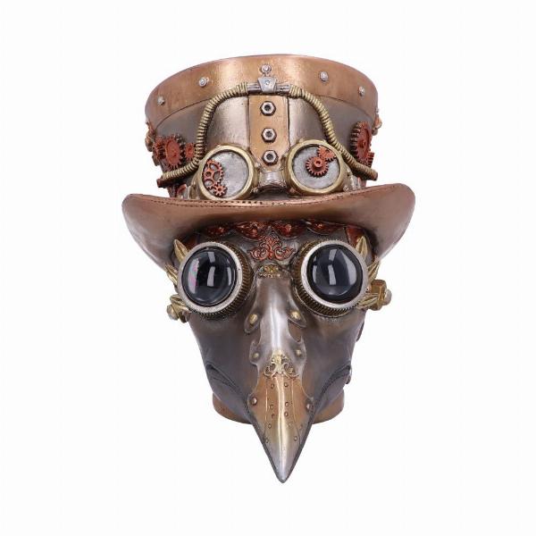 Photo #2 of product U5470T1 - Steampunk Beaky Automaton Apothecary Plague Doctor Bust Figurine
