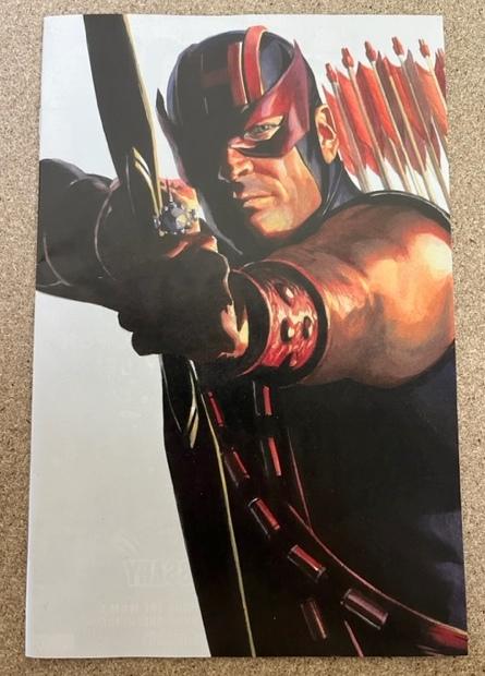 Avengers #42 Alex Ross Hawkeye Timeless Virgin Variant Comic | Gothic Gifts