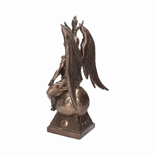 Photo #3 of product D1165D5 - Bronzed Baphomet Occult Sabatic Goat Large Figurine 38cm